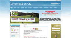 Desktop Screenshot of lommedalengk.no