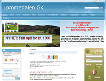 Tablet Screenshot of lommedalengk.no